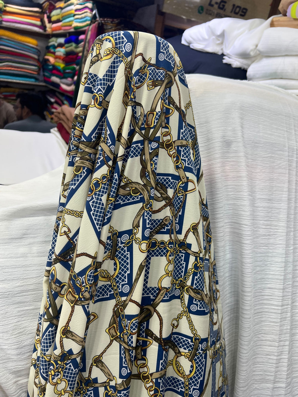 Printed Burberry Georgette – Premium Winter Fabric
