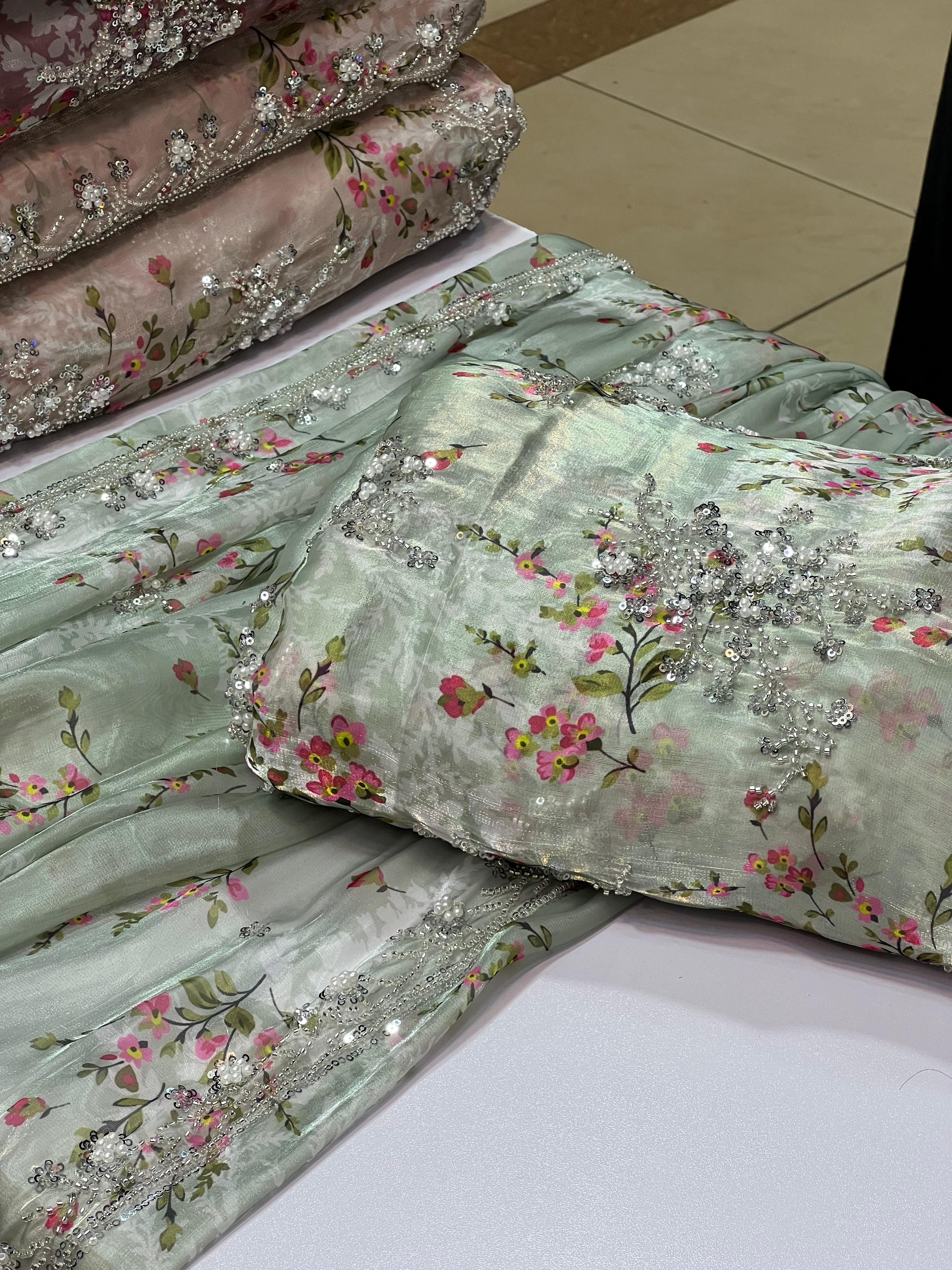 ✨ Lava Silk Cutdana 3pc Suit