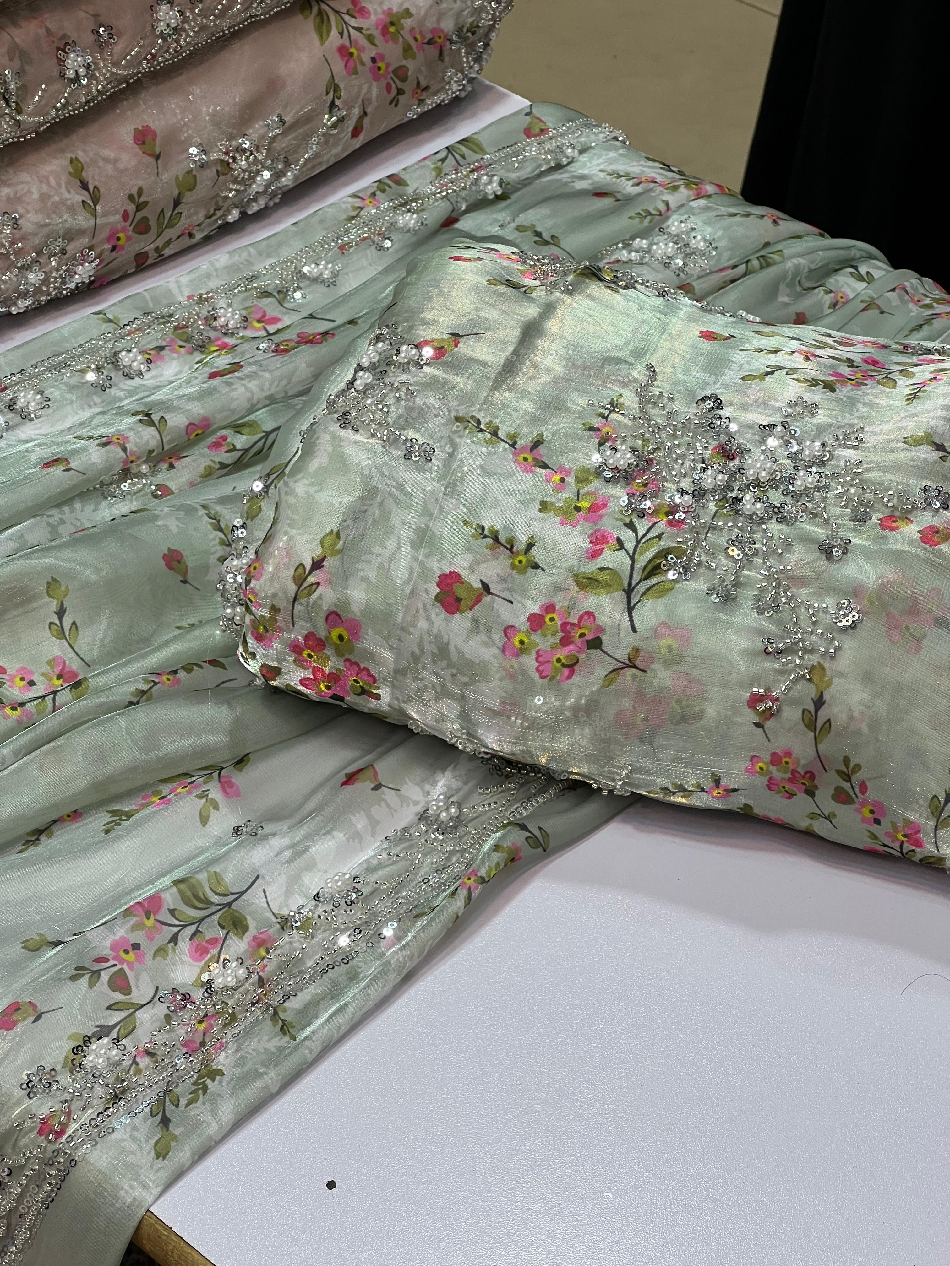 ✨ Lava Silk Cutdana 3pc Suit