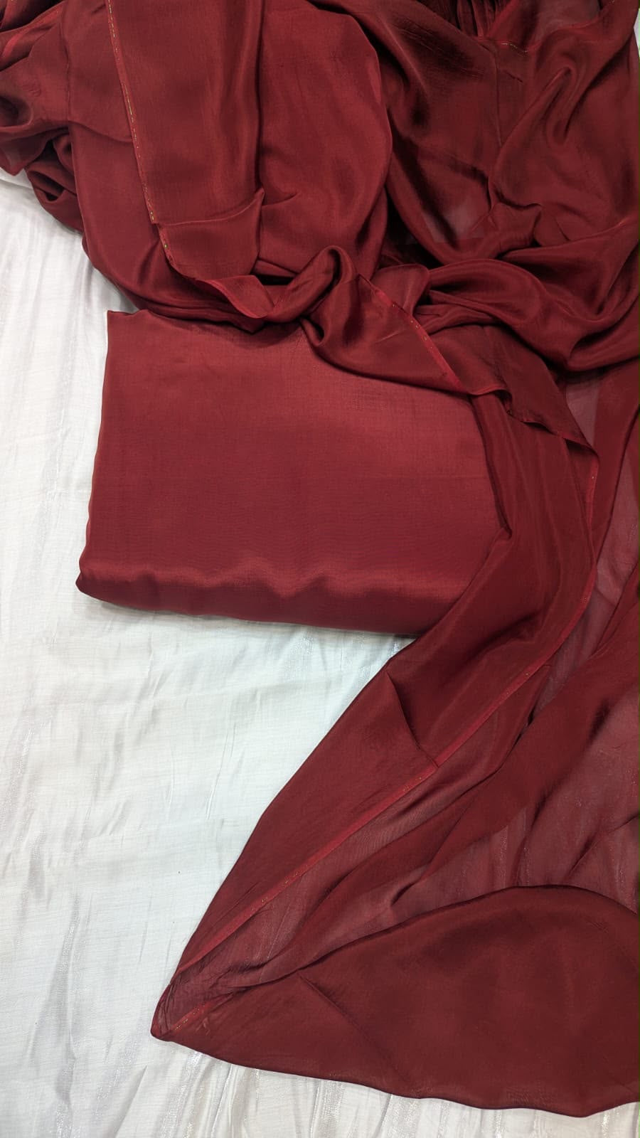 Russian Silk 3 pc suits with Medium Silk Dupatta