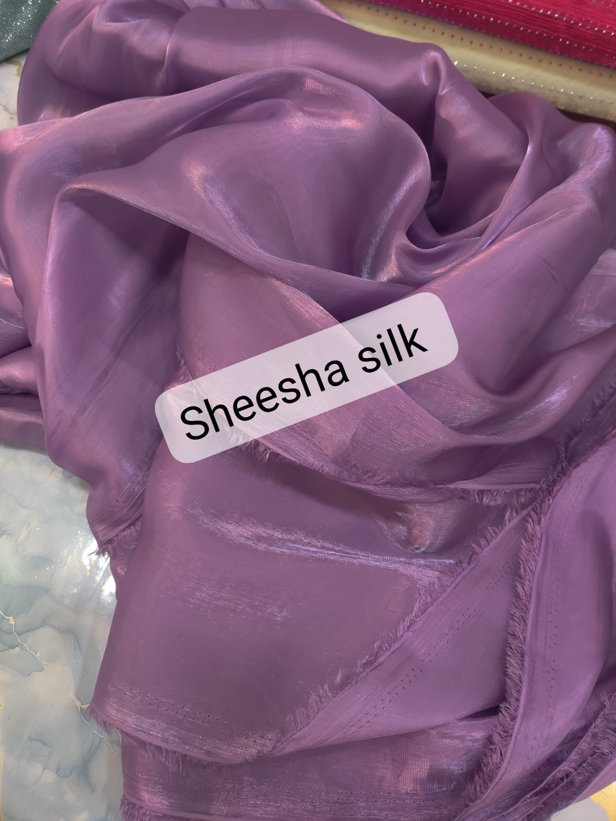 Plain Korean Sheesha Silk Suit – Elegant & Timeless