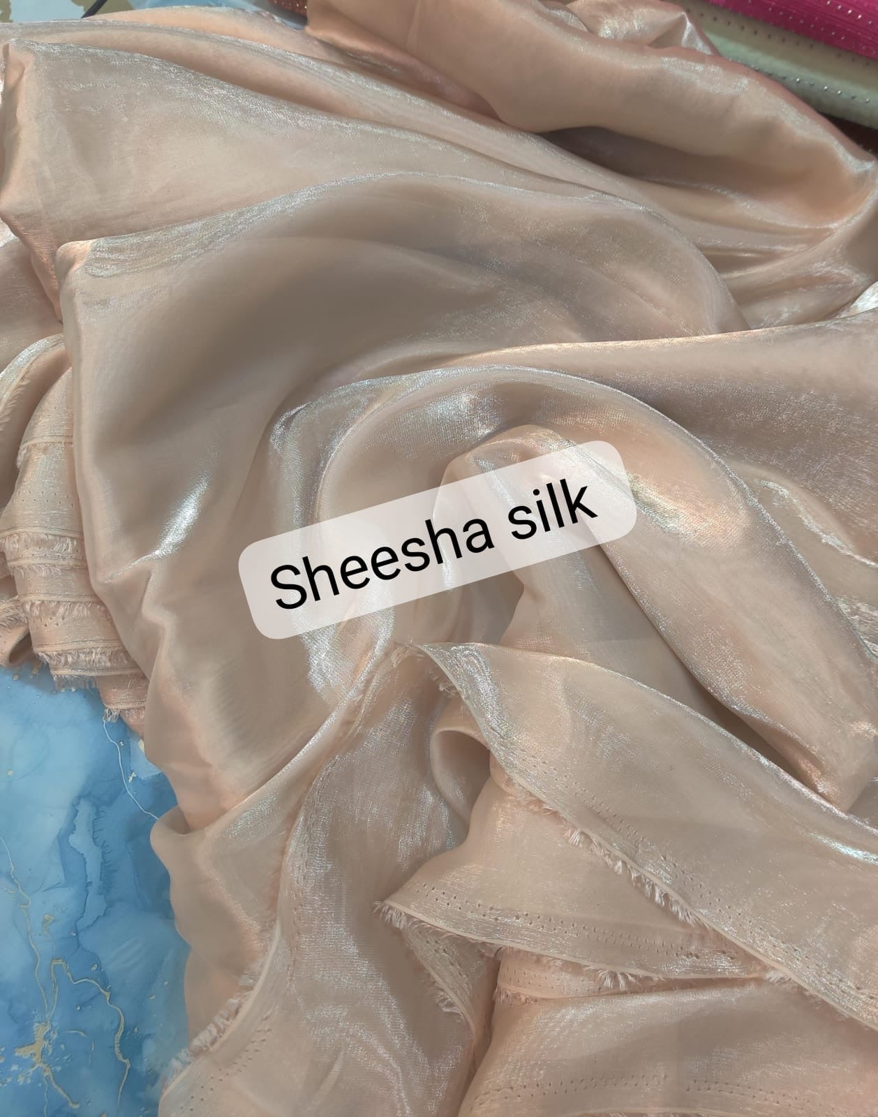 Plain Korean Sheesha Silk Suit – Elegant & Timeless