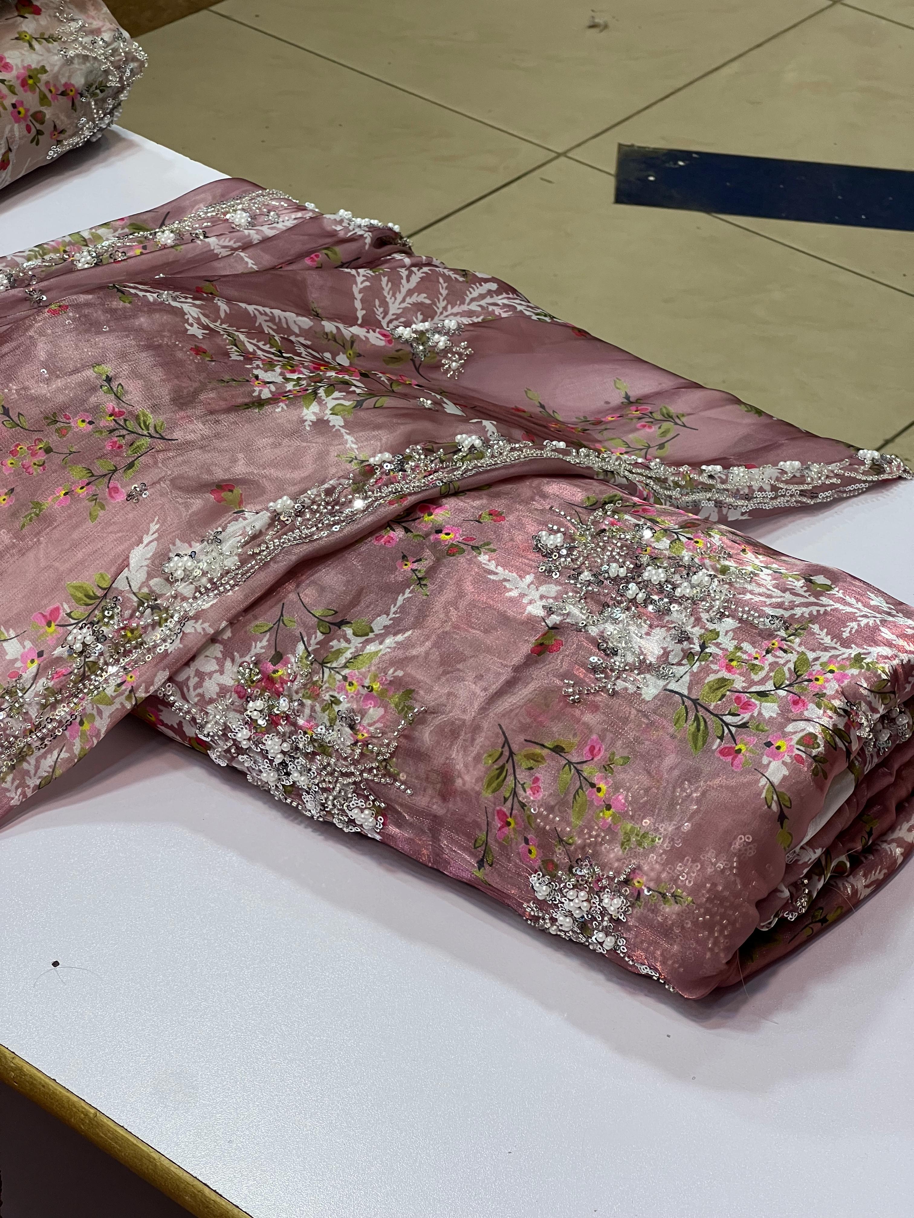 ✨ Lava Silk Cutdana 3pc Suit