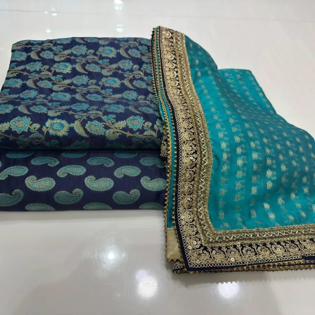 Mena Kari Resham Embroidered Suit – 3 Piece Unstitched