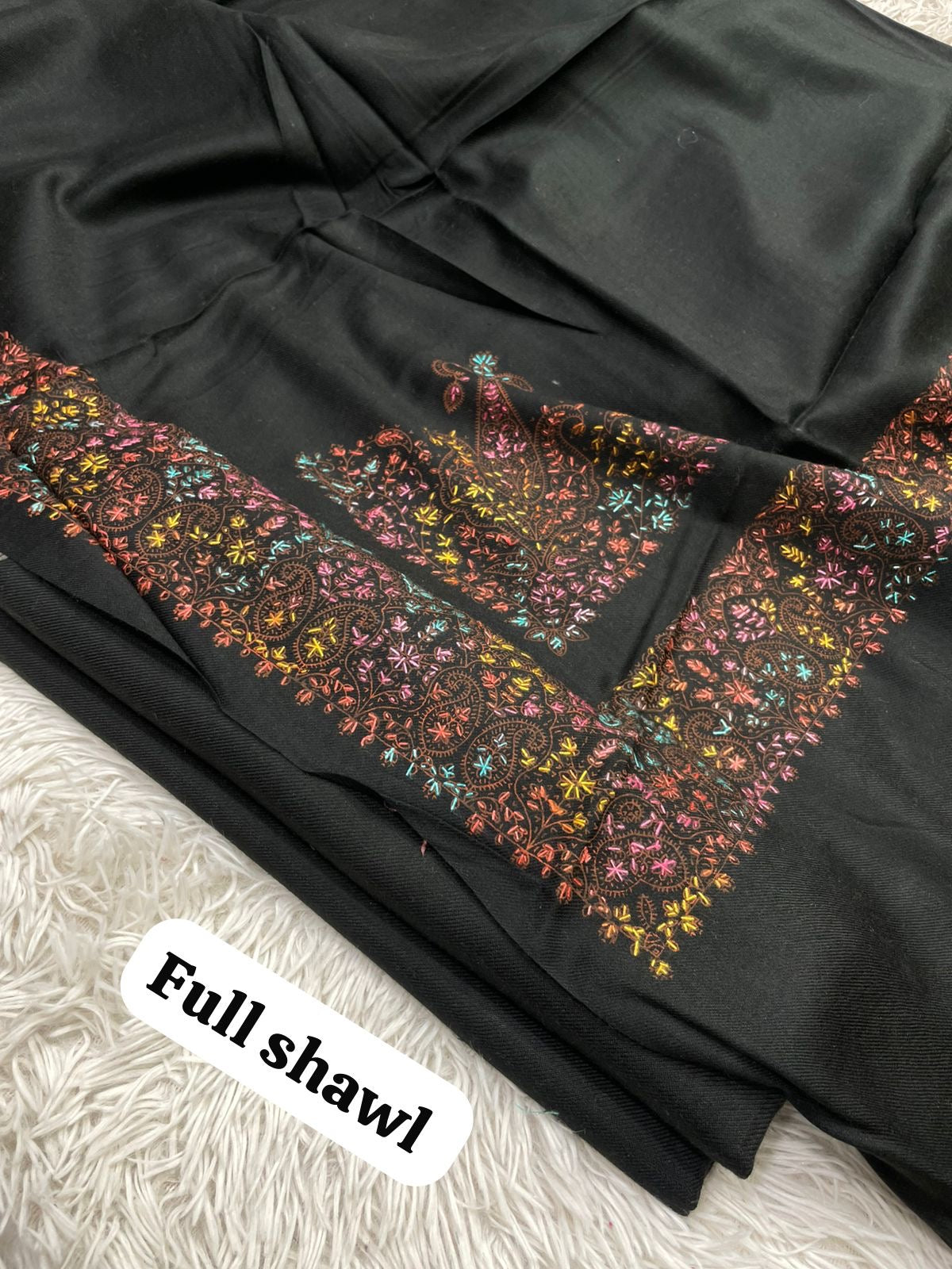 💫 Pashmina 3-Piece Suit with Embroidered Shawl