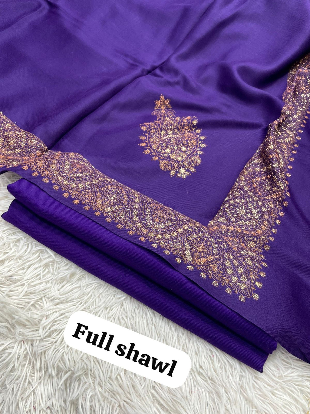 💫 Pashmina 3-Piece Suit with Embroidered Shawl