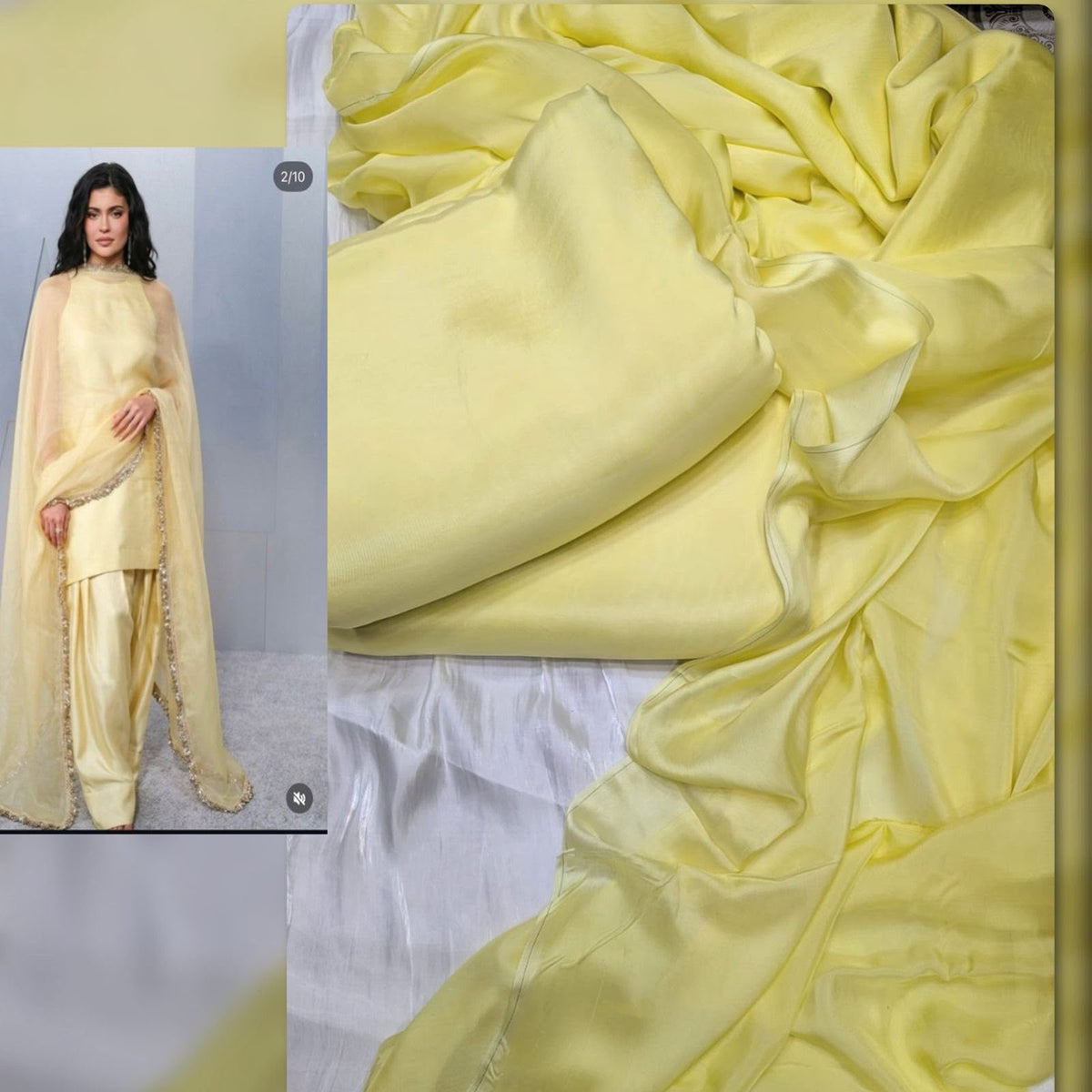 Russian Silk 3 pc suits with Medium Silk Dupatta