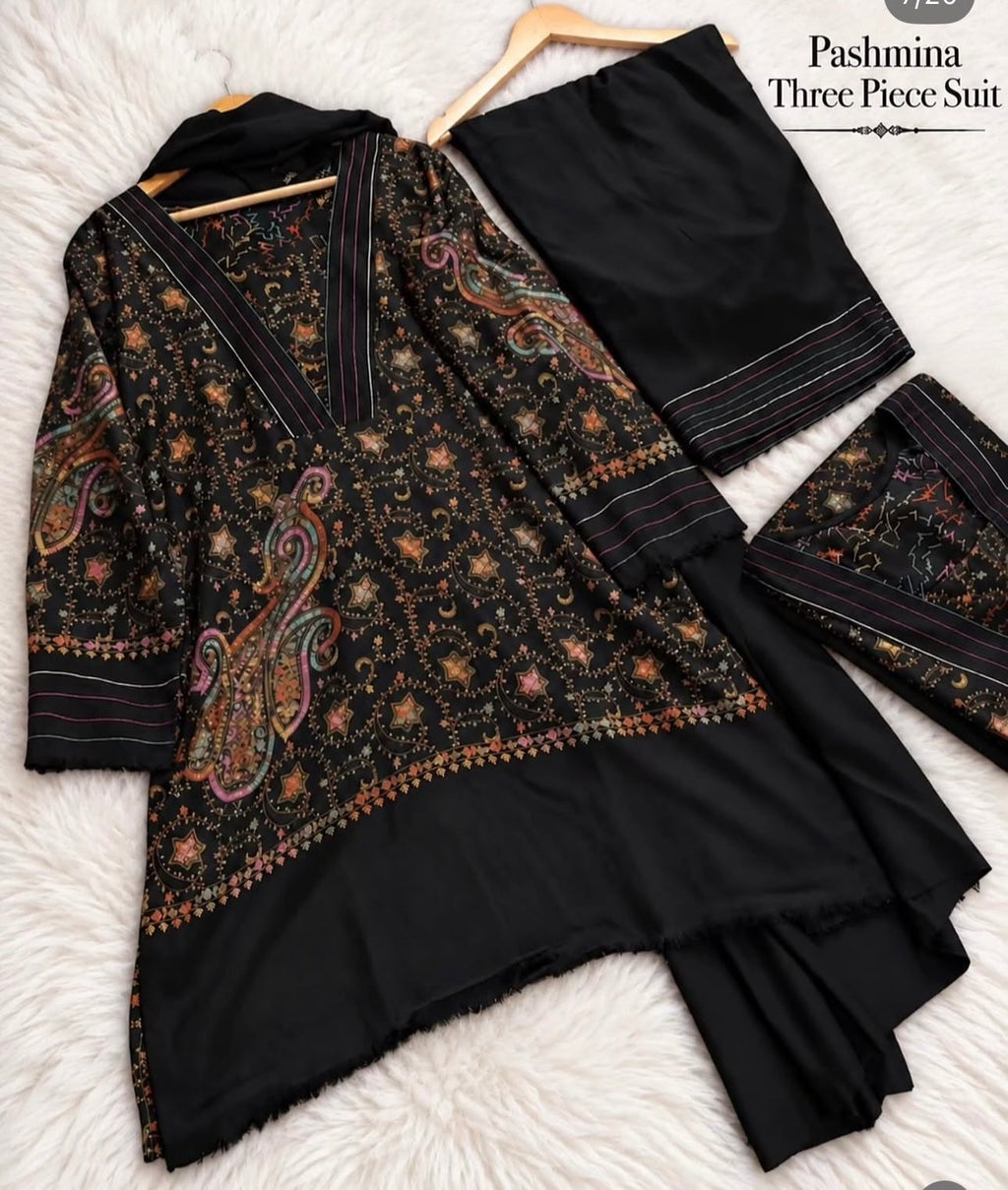 Pashmina Stitched 3pc Suits