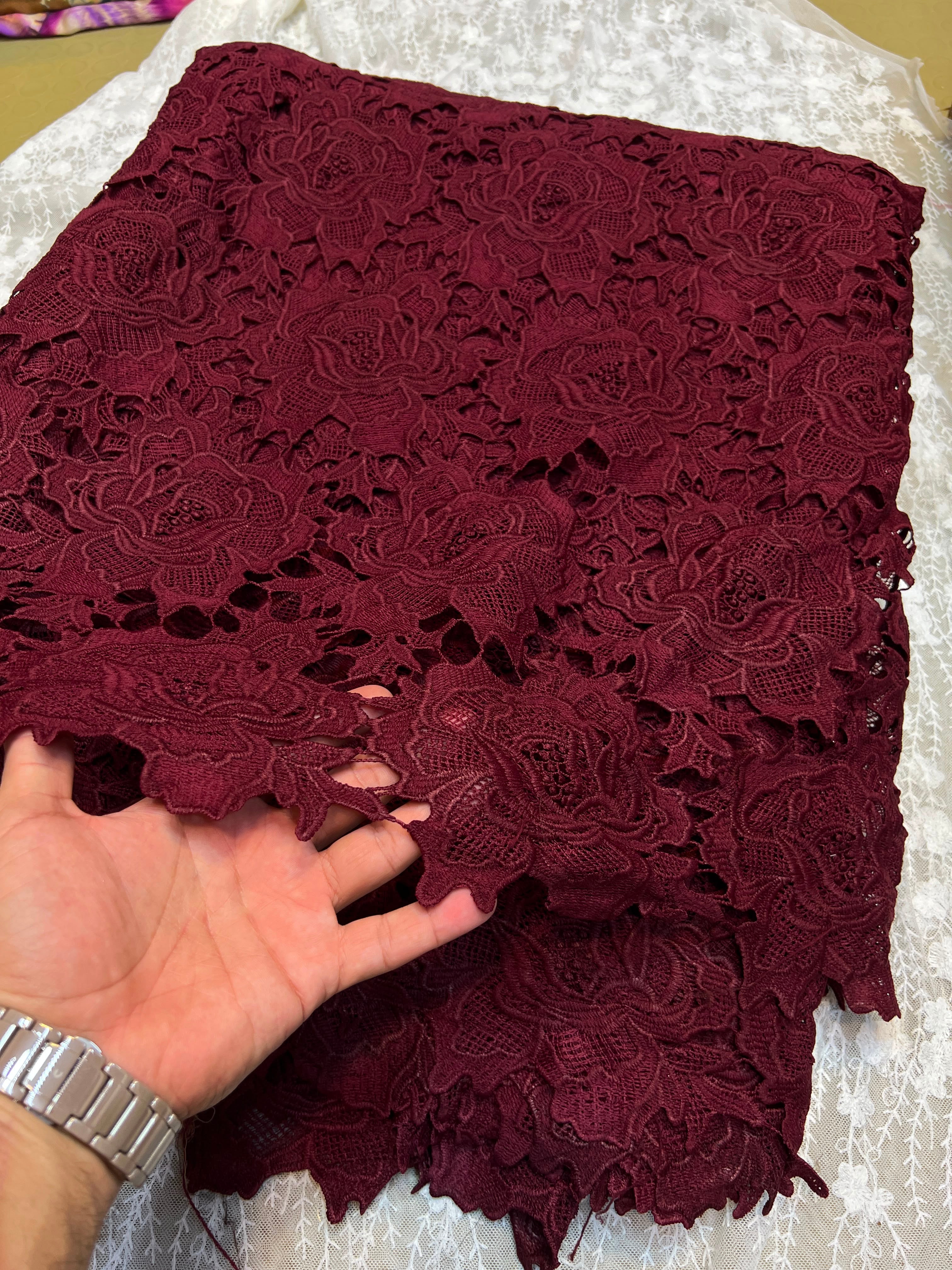 Crochet Laser Cutwork Shirts