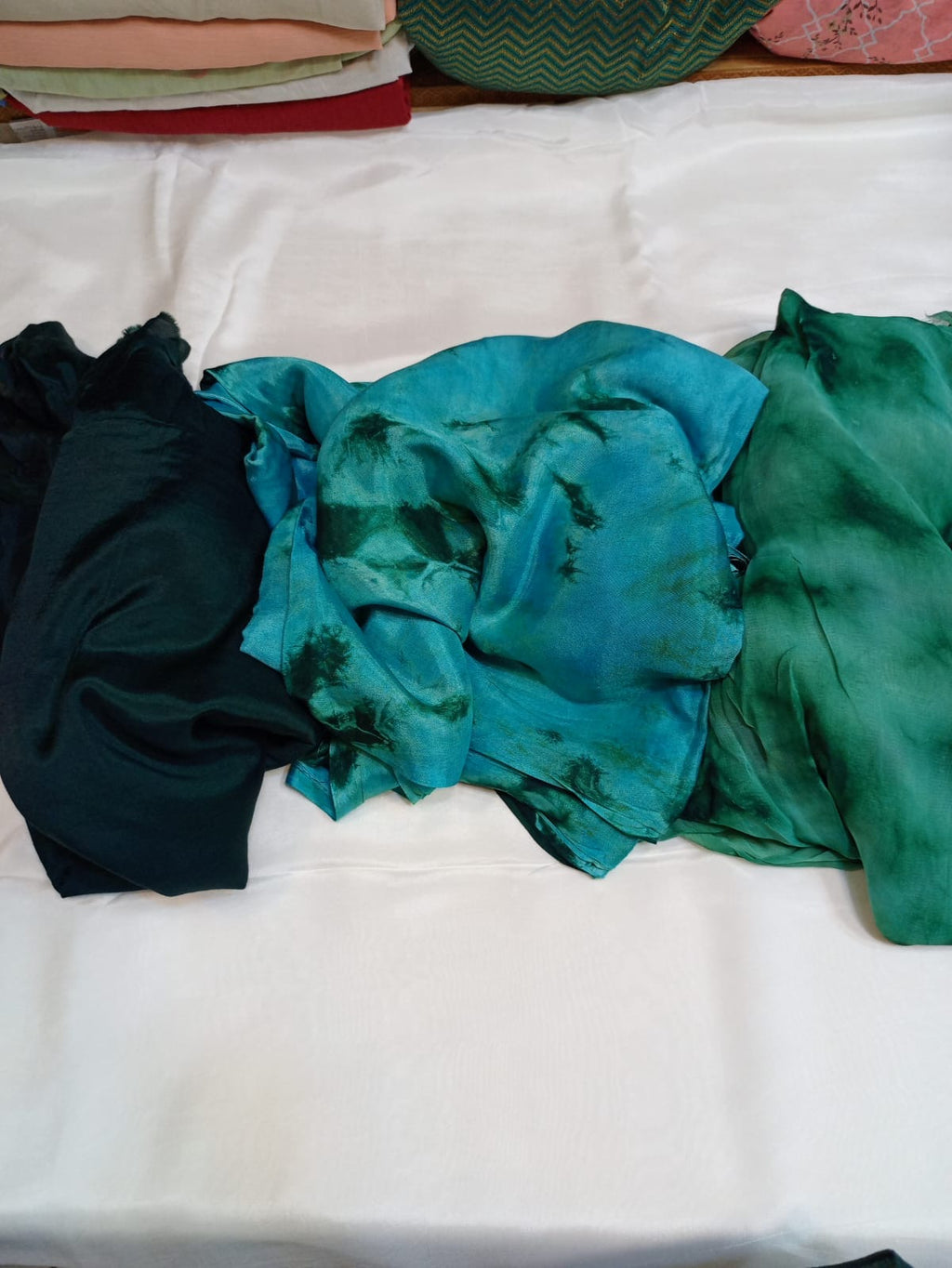 Tai & Dai Cotton Silk Suit with Shefon Zari Dupatta