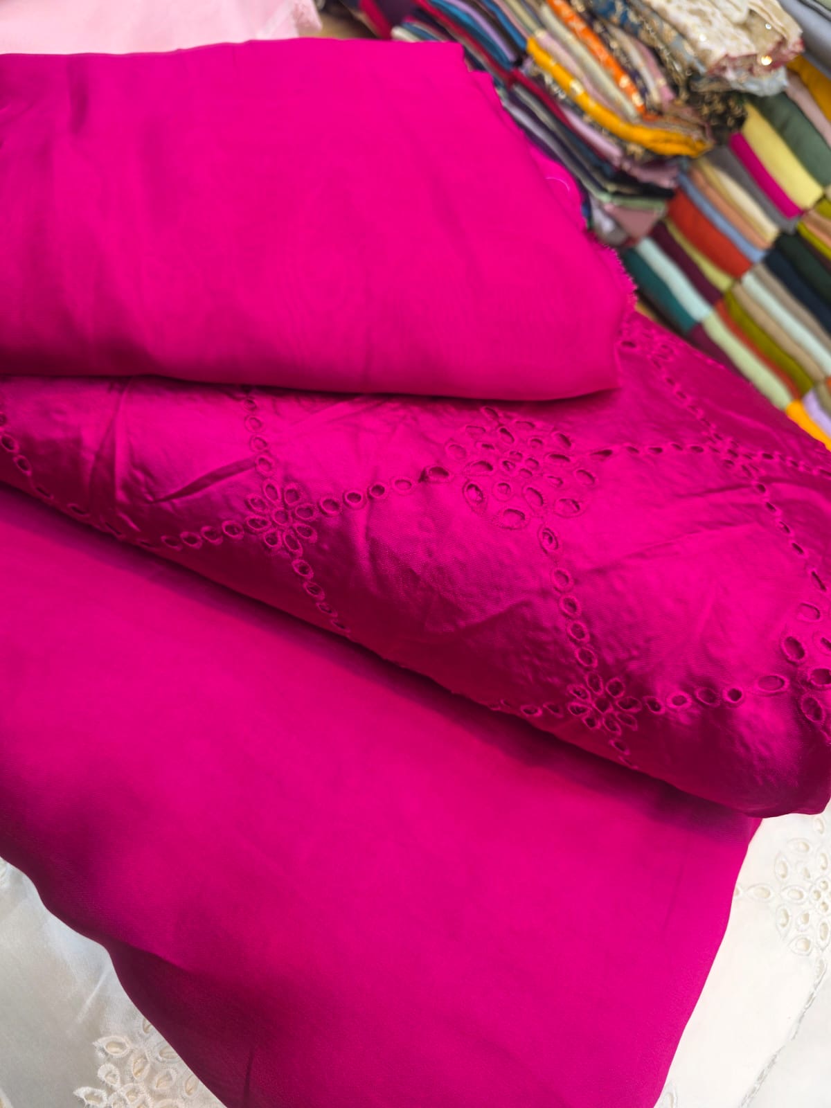 Pure Sheesha Silk Embroidered 3-Piece Suit