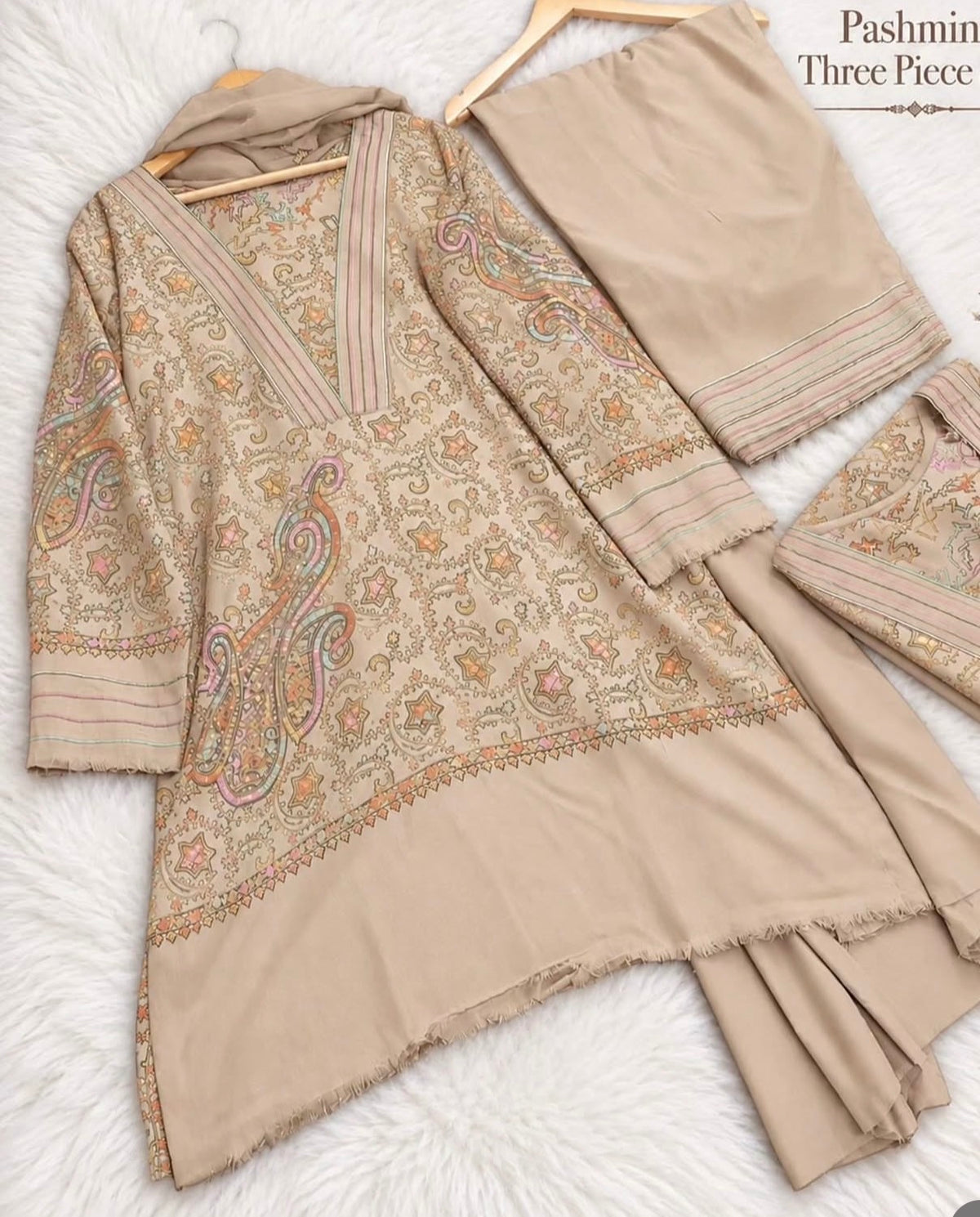 Pashmina Stitched 3pc Suits