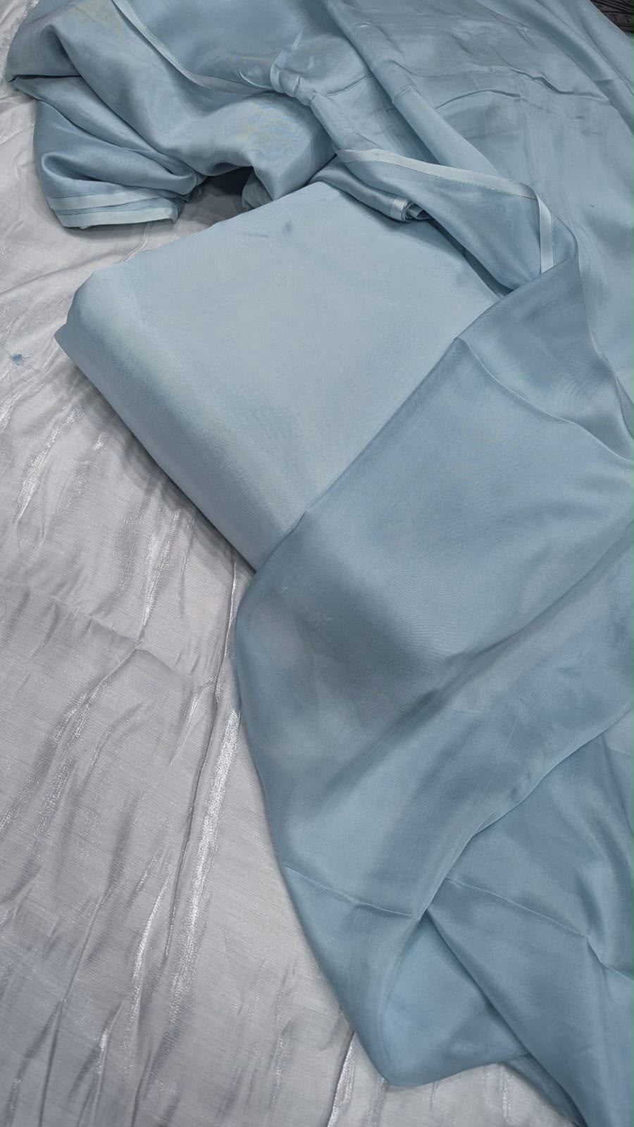 Russian Silk 3 pc suits with Medium Silk Dupatta