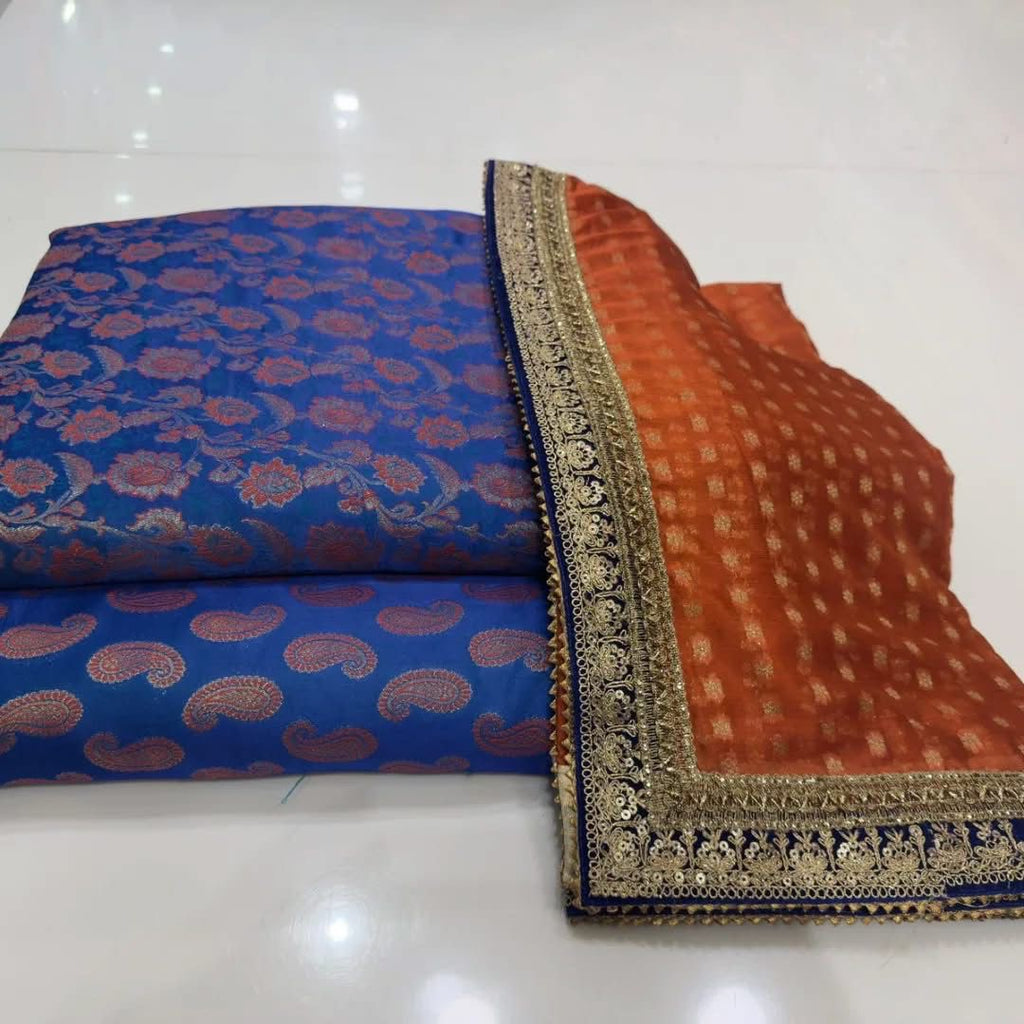 Mena Kari Resham Embroidered Suit – 3 Piece Unstitched