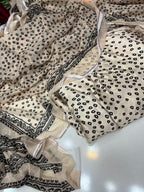 Digital print silk suits