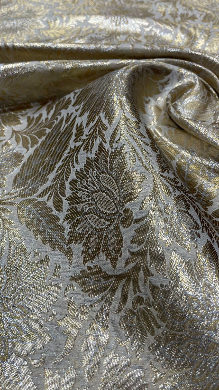 Atlas Banarsi Synthetic Fabric – Premium Quality