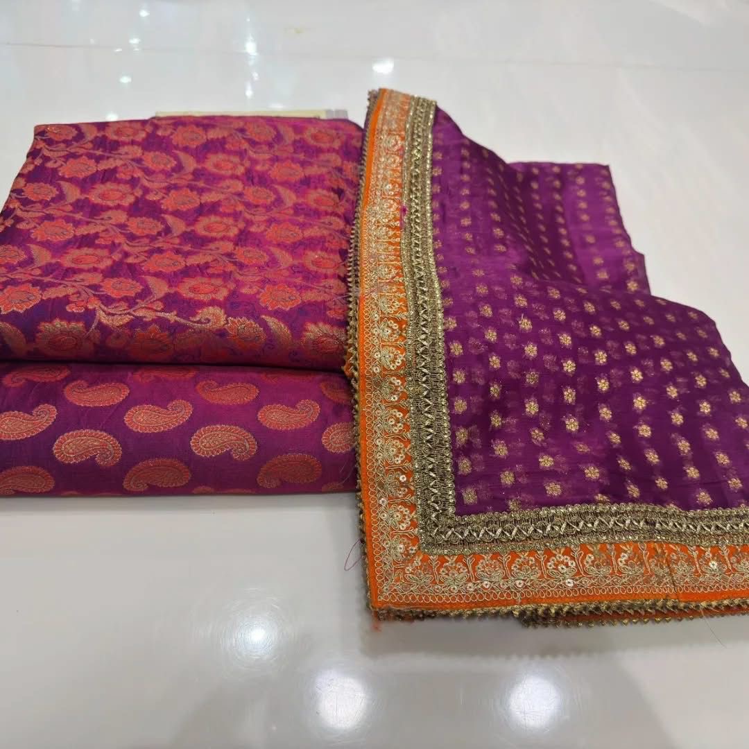 Mena Kari Resham Embroidered Suit – 3 Piece Unstitched