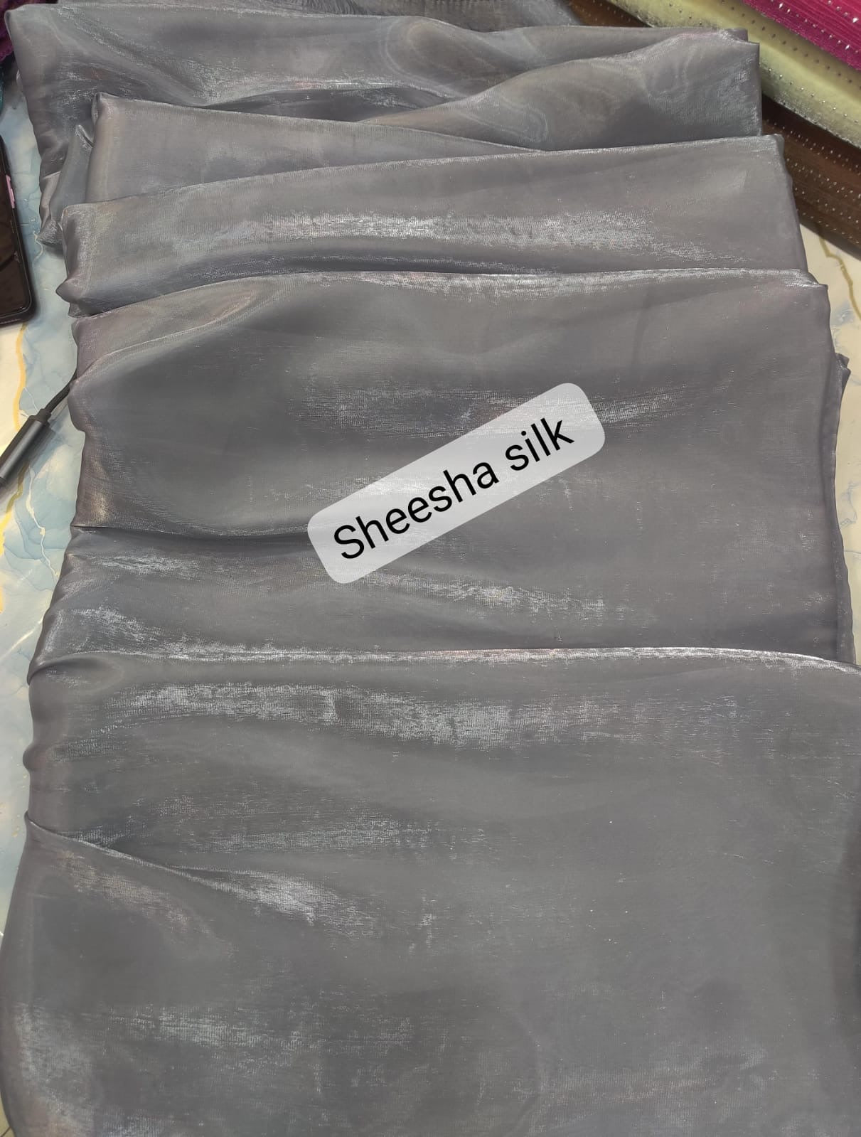 Plain Korean Sheesha Silk Suit – Elegant & Timeless