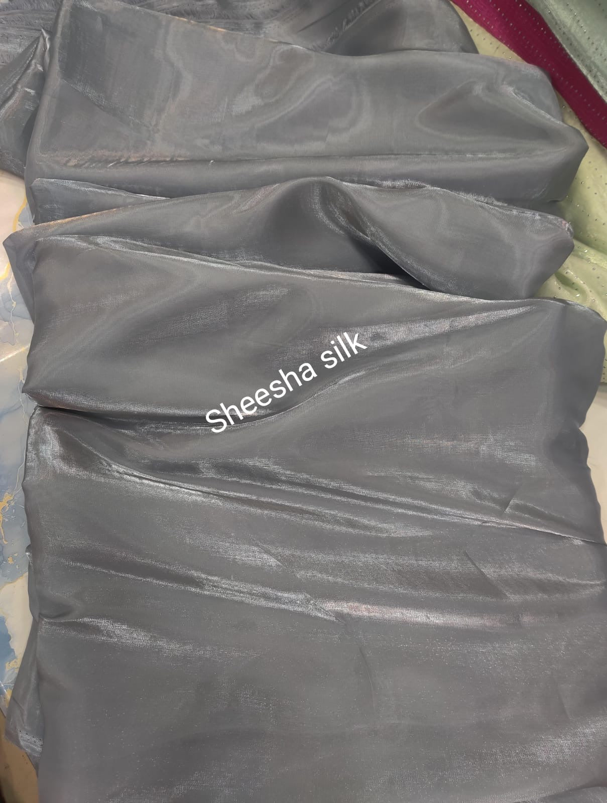 Plain Korean Sheesha Silk Suit – Elegant & Timeless
