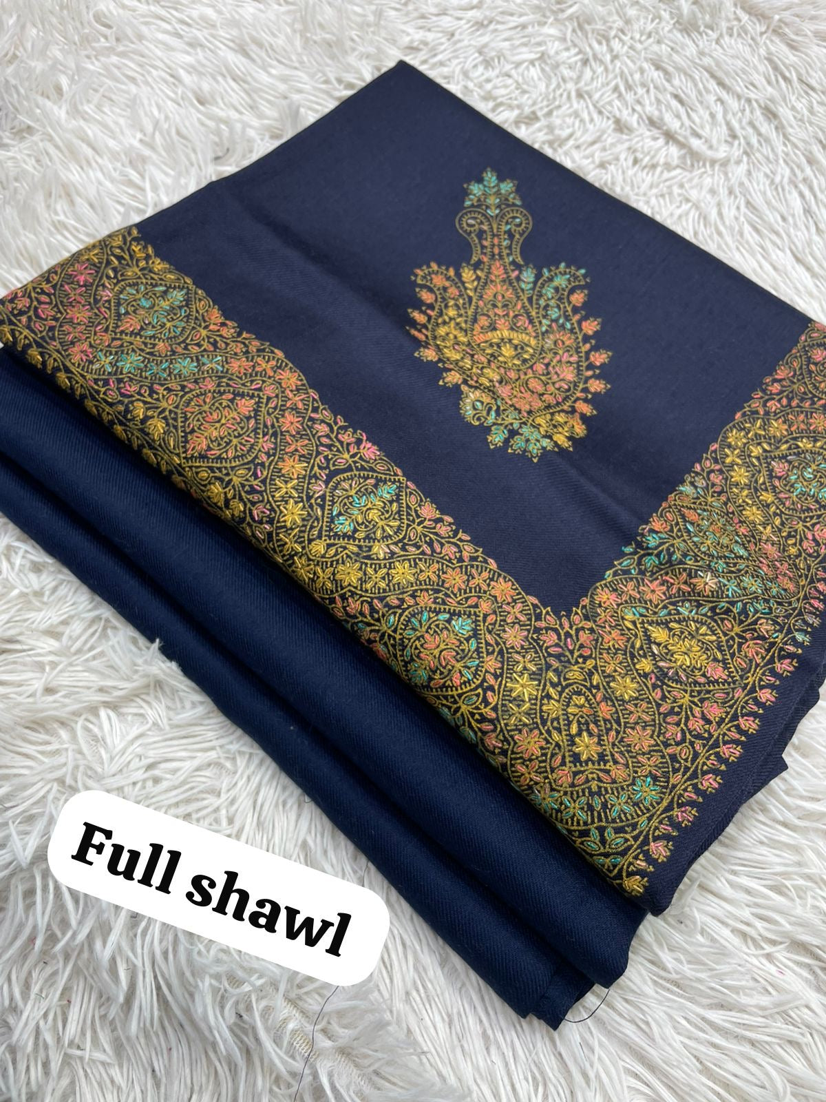 💫 Pashmina 3-Piece Suit with Embroidered Shawl