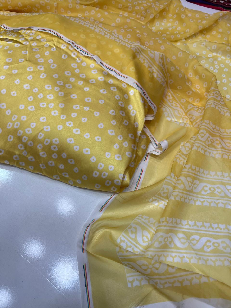 Digital print silk suits