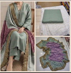 Greenish Grey with Lilac