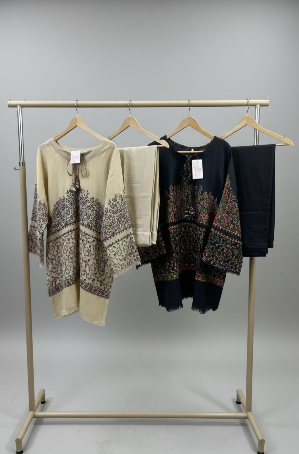 🩶 Pashmina Glory Collection 🩶

✨ Pashmina Cord Sets with Farshi Shalwaar ✨