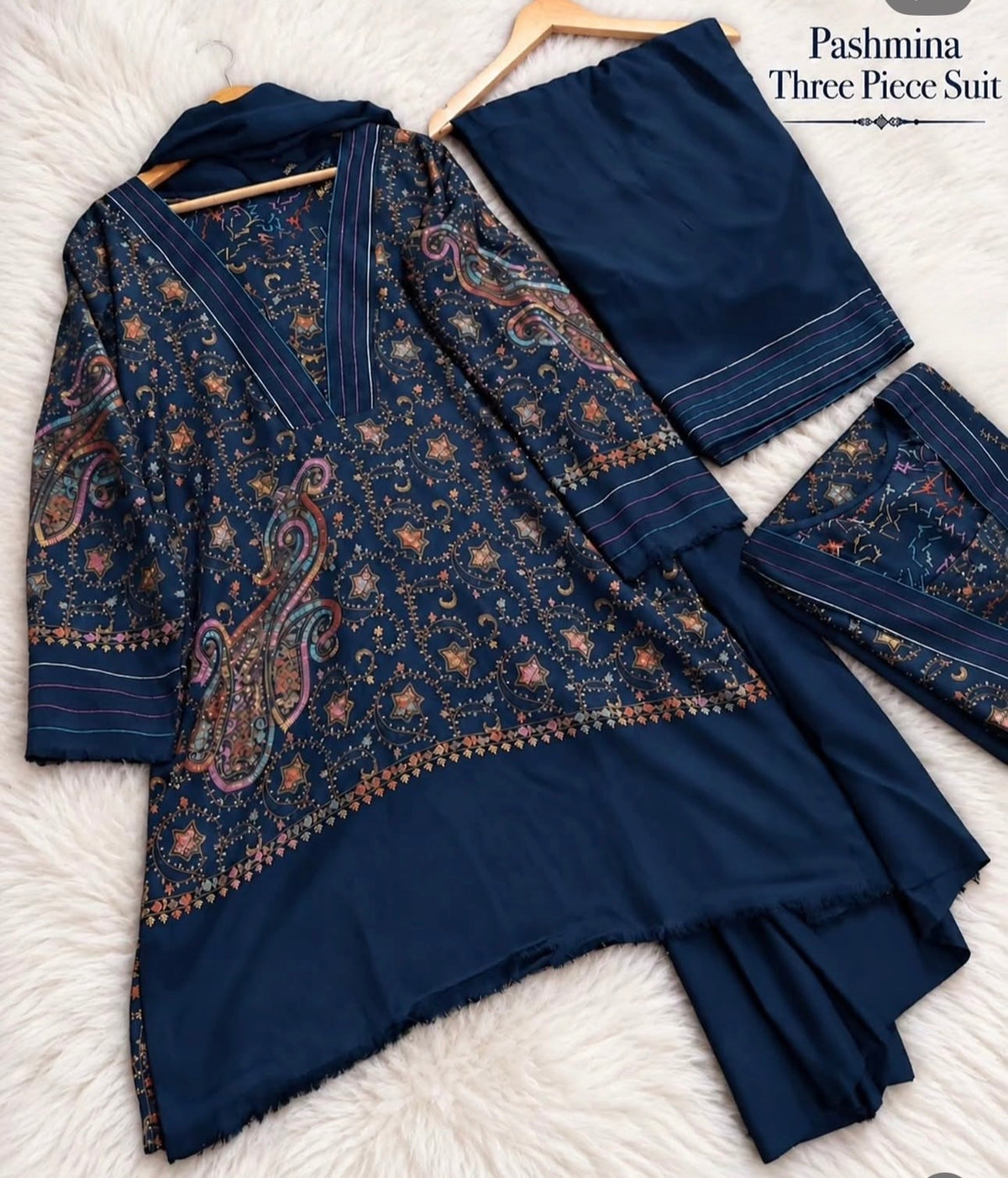 Pashmina Stitched 3pc Suits