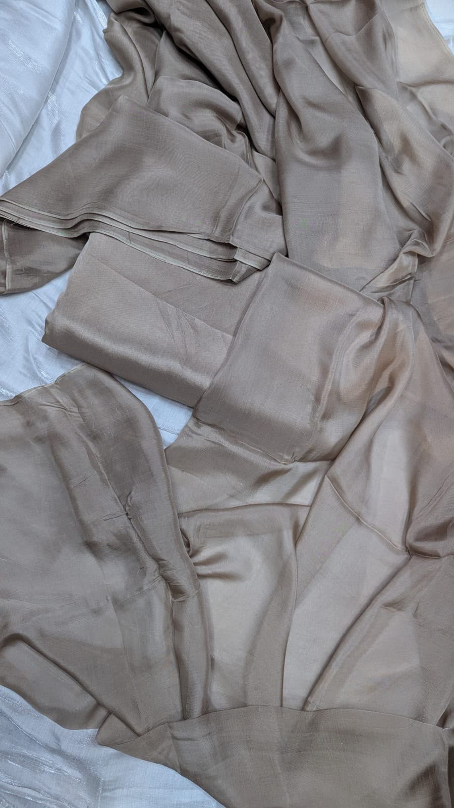 Russian Silk 3 pc suits with Medium Silk Dupatta