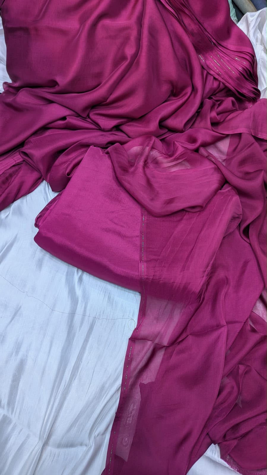 Russian Silk 3 pc suits with Medium Silk Dupatta