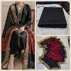 Black with Reddish Maroon