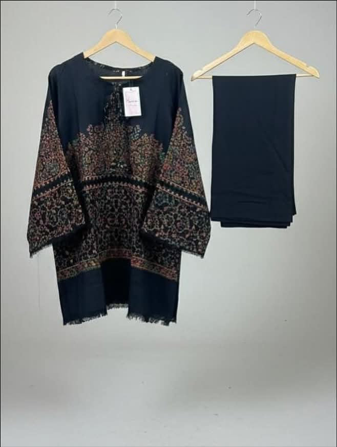 Pashmina Kashmiri Embroidery 2-Piece Suit