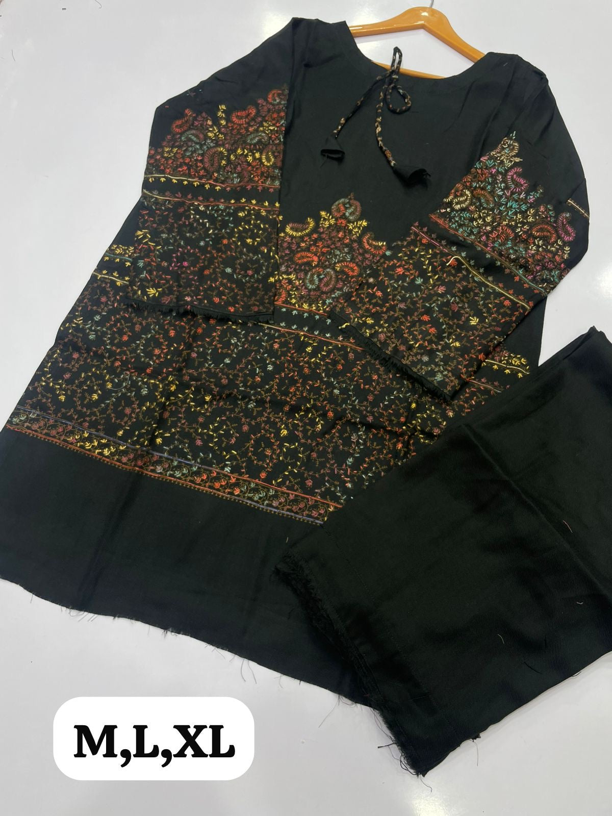 Pashmina Kashmiri Embroidery 2-Piece Suit