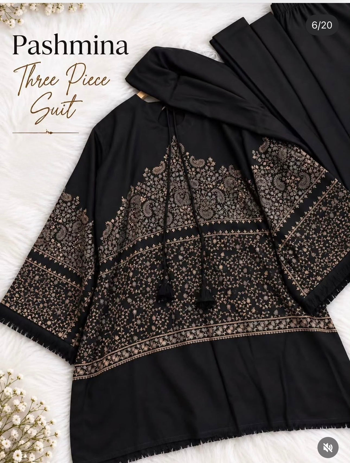 Pashmina Stitched 3pc Suits