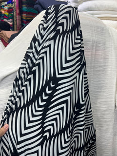 Black White Geometric