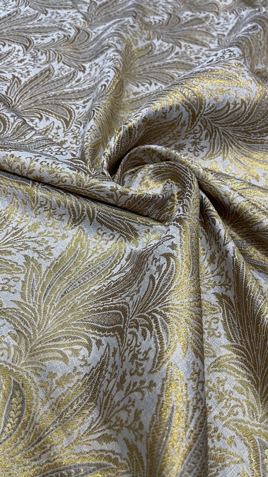 Atlas Banarsi Synthetic Fabric – Premium Quality