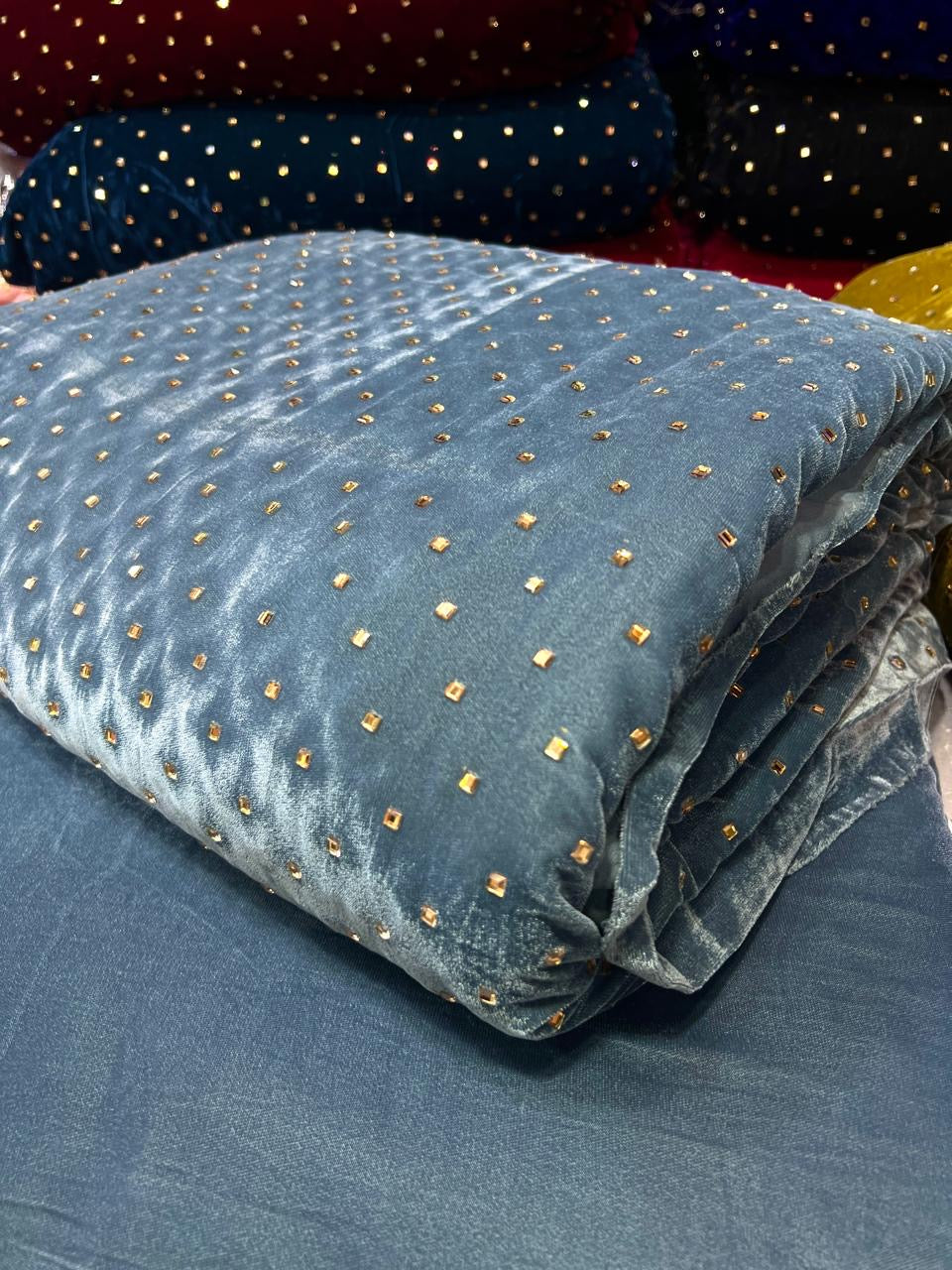 Velvet Crystal Stone Work 2pc – Premium Micro 9000