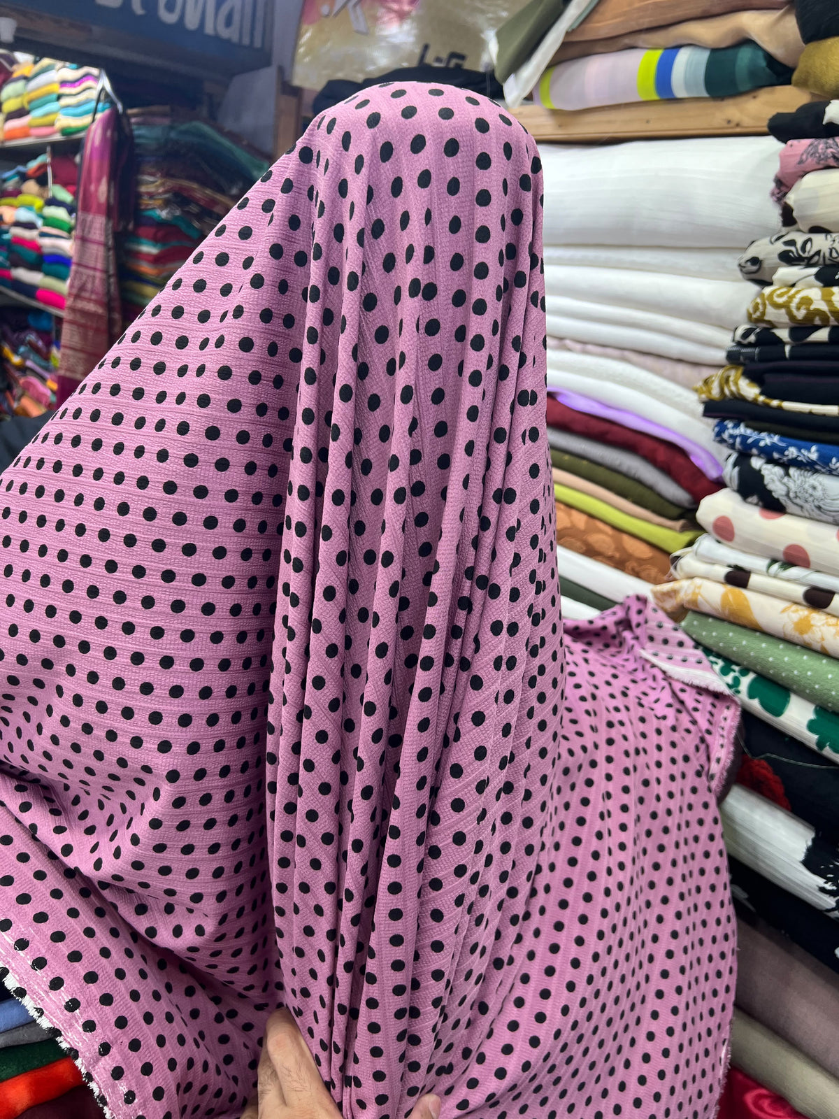 Printed Burberry Georgette – Premium Winter Fabric