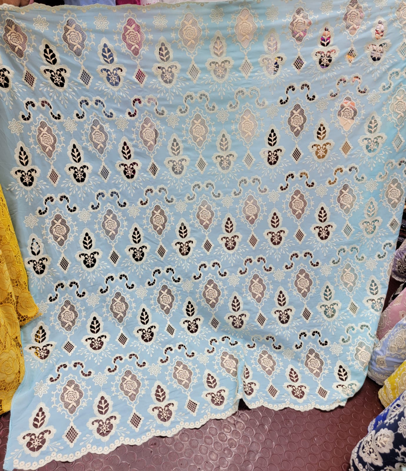 Lazer cutwork shirts