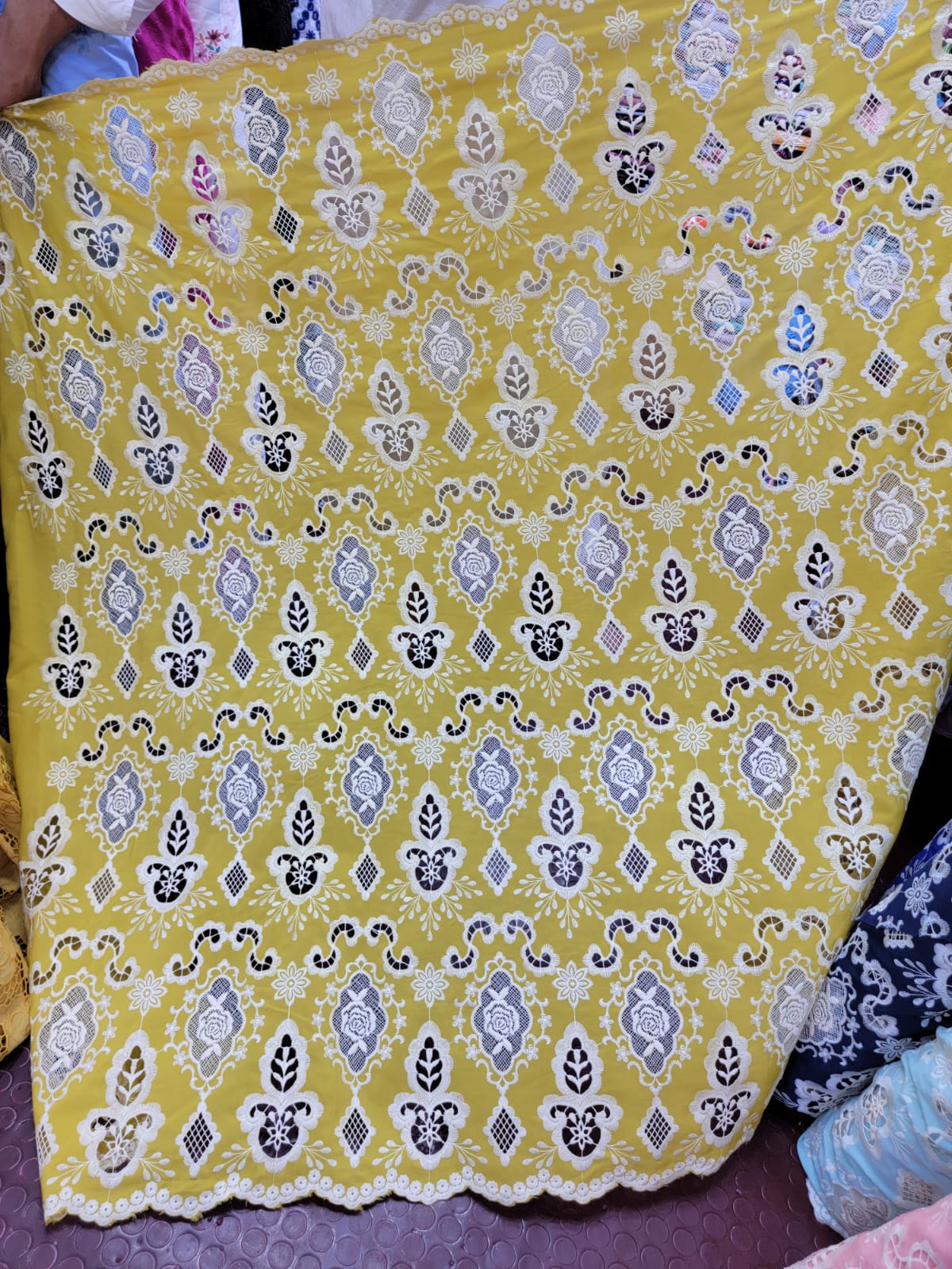 Lazer cutwork shirts