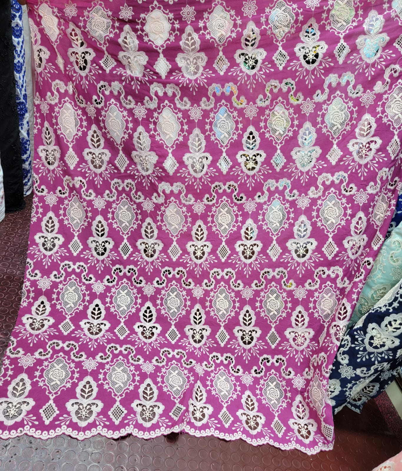 Lazer cutwork shirts