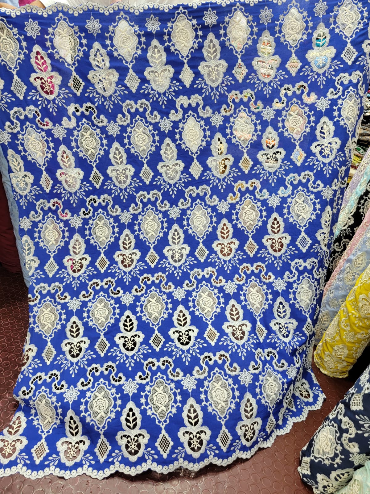 Lazer cutwork shirts
