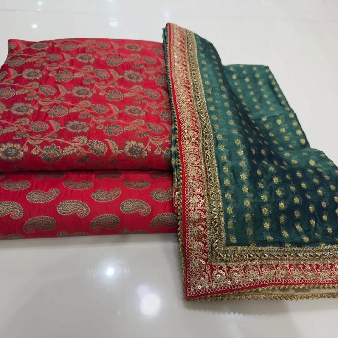 Mena Kari Resham Embroidered Suit – 3 Piece Unstitched