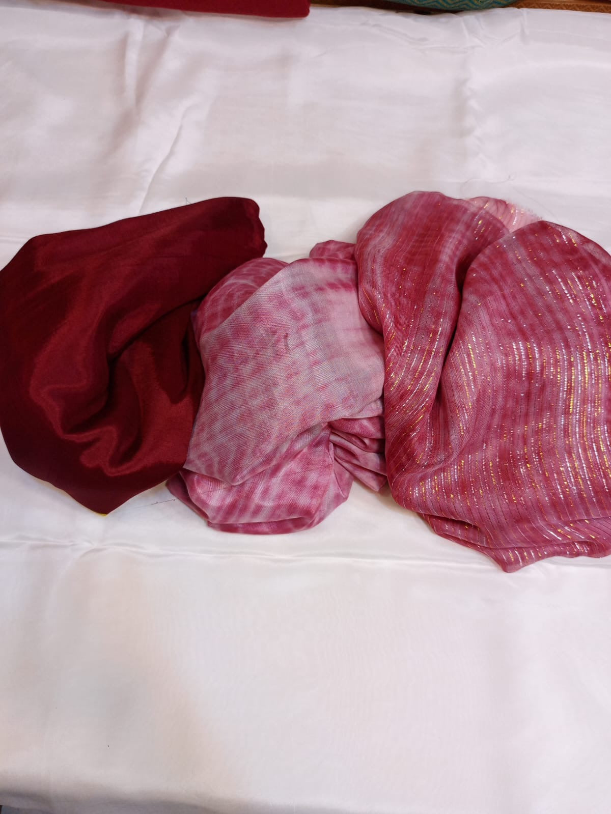 Tai & Dai Cotton Silk Suit with Shefon Zari Dupatta