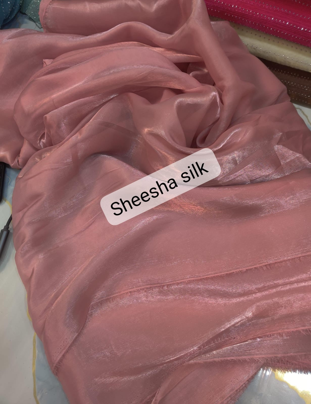 Plain Korean Sheesha Silk Suit – Elegant & Timeless