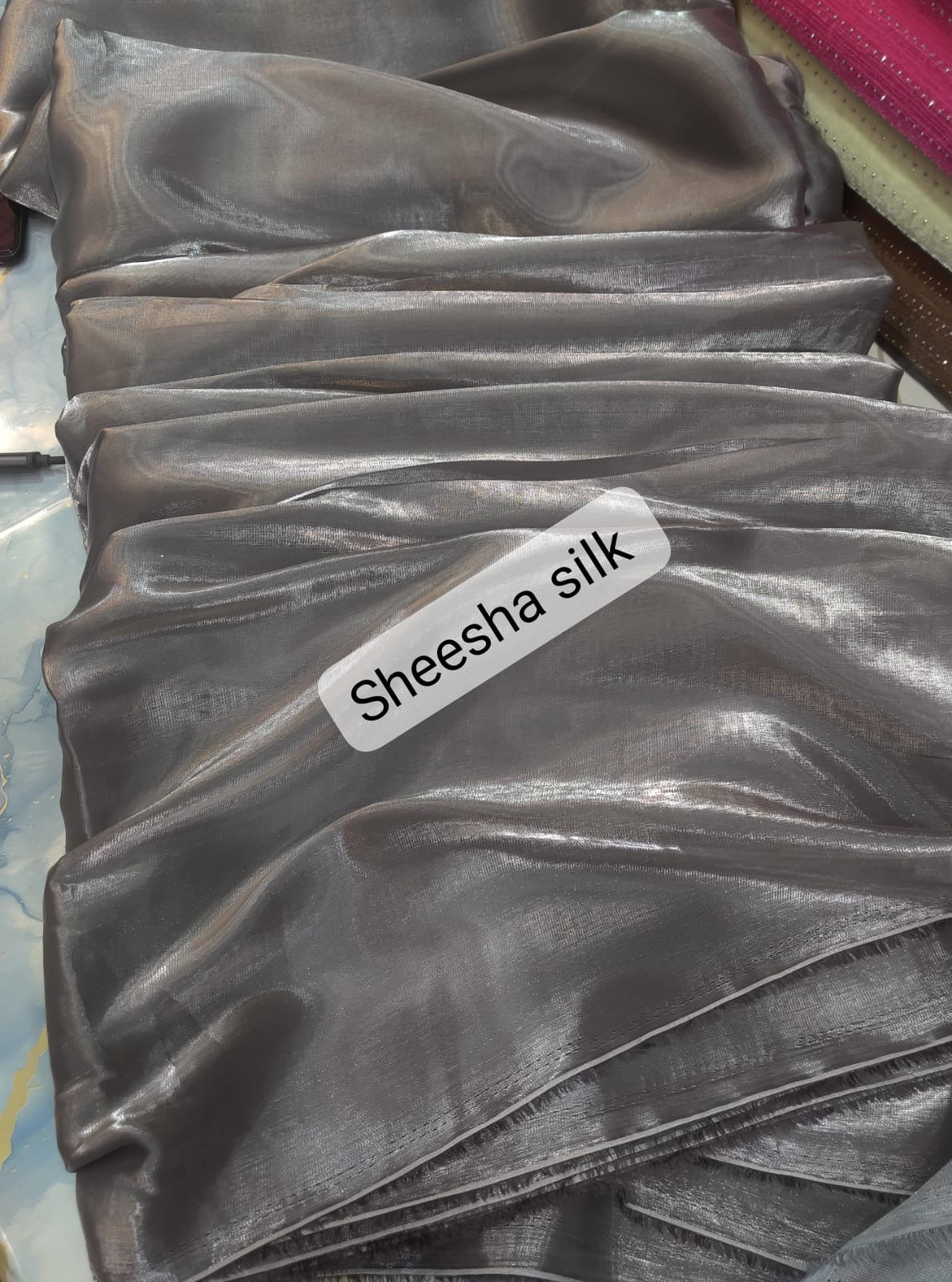 Plain Korean Sheesha Silk Suit – Elegant & Timeless