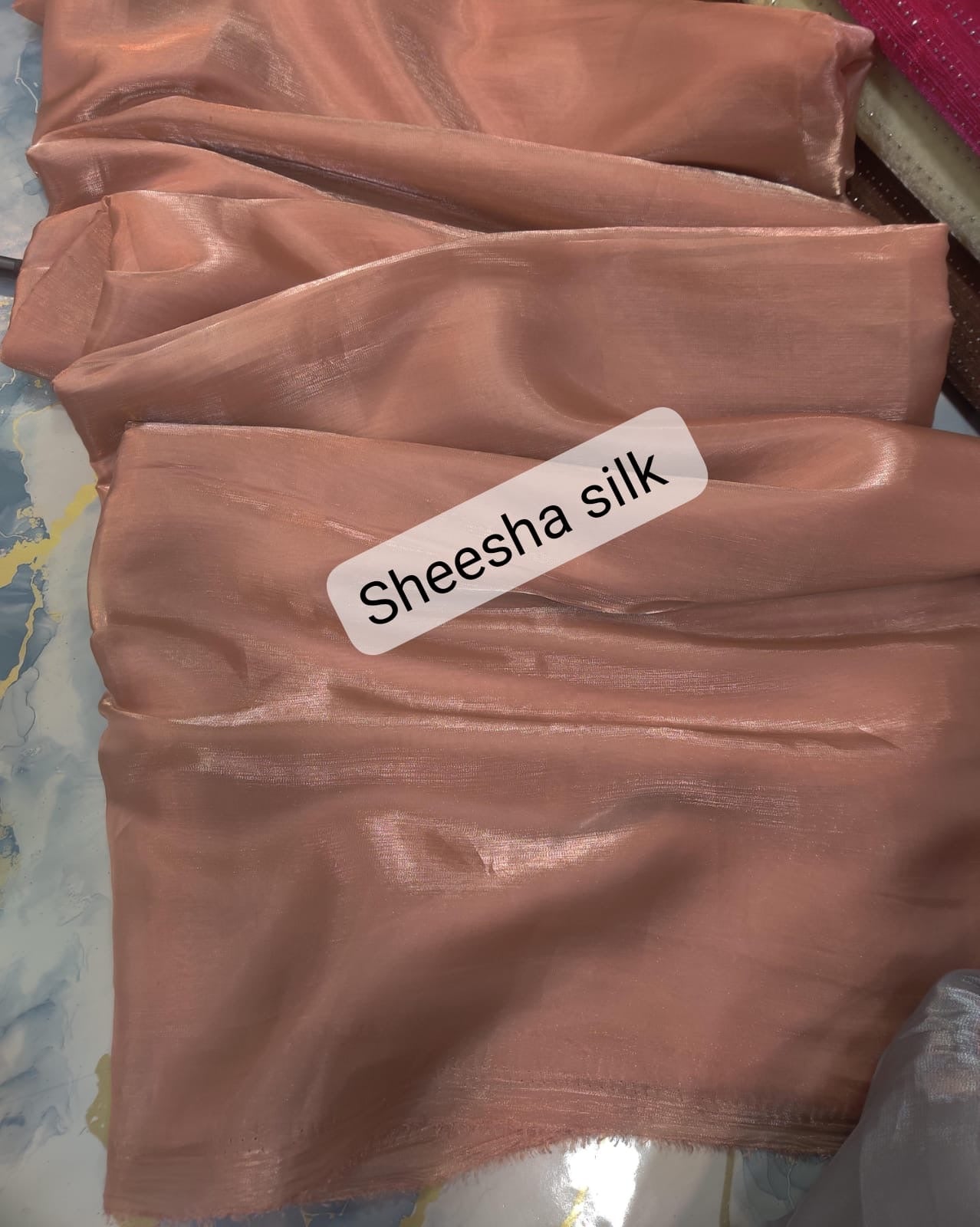 Plain Korean Sheesha Silk Suit – Elegant & Timeless