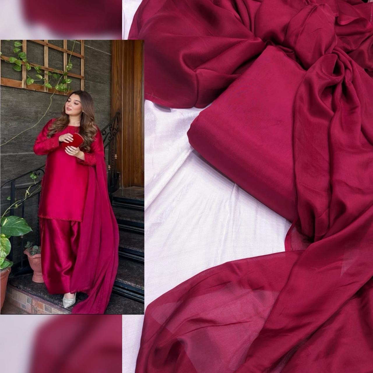 MOST VIRAL FABRIC – Russian Silk 3 Piece Suit