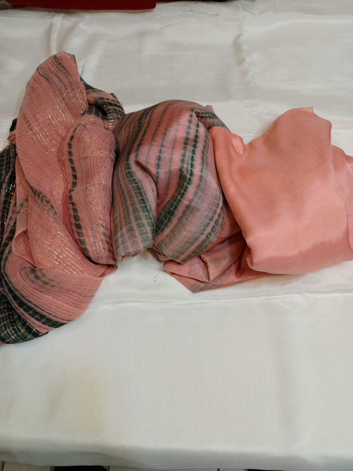 Tai & Dai Cotton Silk Suit with Shefon Zari Dupatta