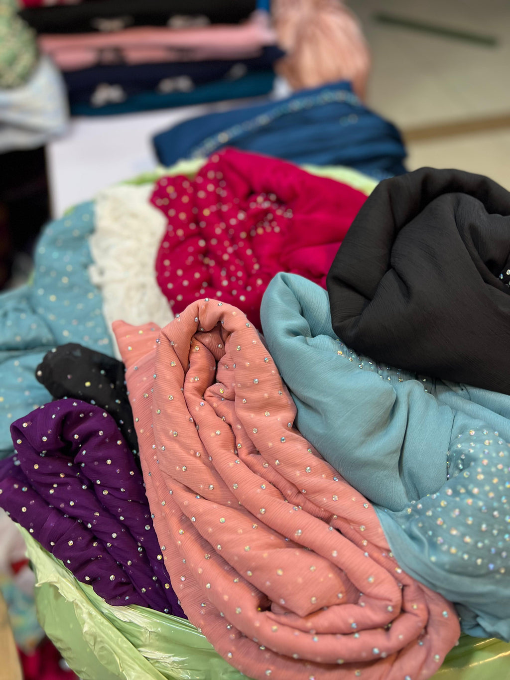 💎 Chiffon Stone Work 3PC Suit — Elegance Redefined!